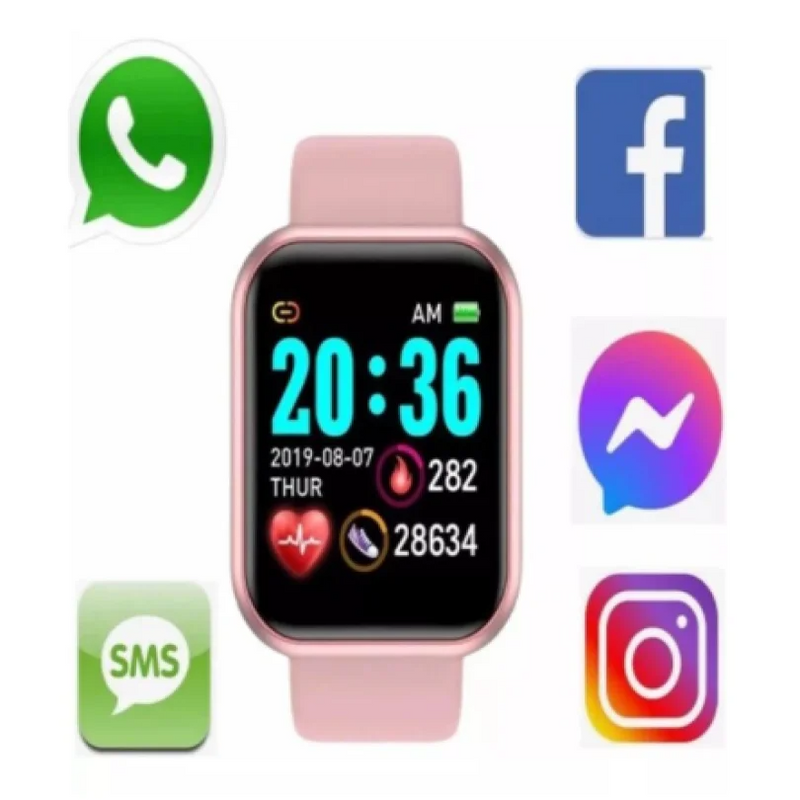 Relógio Inteligente Smartwatch Bracelet D20 Y68 Android Ios