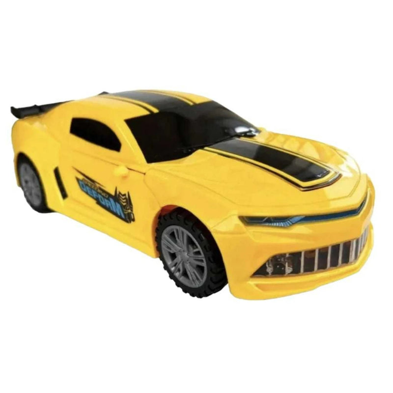 CARRINHO TRANSFORMERS  Vira Robô Luz Som Bate Volta Brinquedo