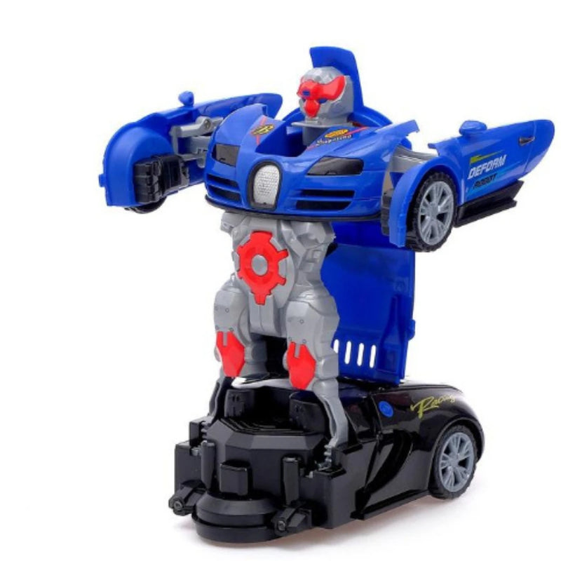 CARRINHO TRANSFORMERS  Vira Robô Luz Som Bate Volta Brinquedo