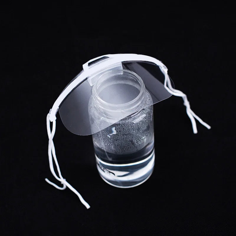 Máscara transparente (ANTI-RESPINGOS ) (5 E 10 Uni) + saúde e higiene na hora de preparar os alimentos. máscaras de cozinha reutilizável (USO PESSOAL)